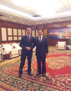 MR. CARLO DIEGO D’ANDREA MET THE DEPUTY MAYOR OF CHONGQING, MR. WENG JIEMING