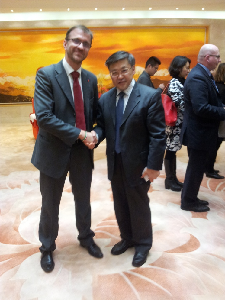 MR. CARLO DIEGO D’ANDREA MET CHENGDU’S DEPUY MAYOR MR. GOU ZHENGLIN